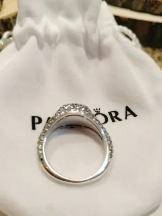 Anillo Pandora Plata Ley Talla 18.1 mm