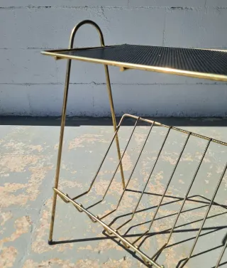 Mesita auxiliar Mid -Century. Francia, 50s.