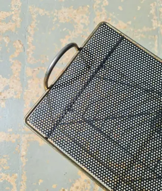 Mesita auxiliar Mid -Century. Francia, 50s.