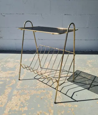 Mesita auxiliar Mid -Century. Francia, 50s.