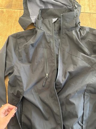 Chaqueta cortavientos impermeable ajustable XS