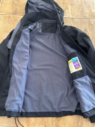 Chaqueta cortavientos impermeable ajustable XS