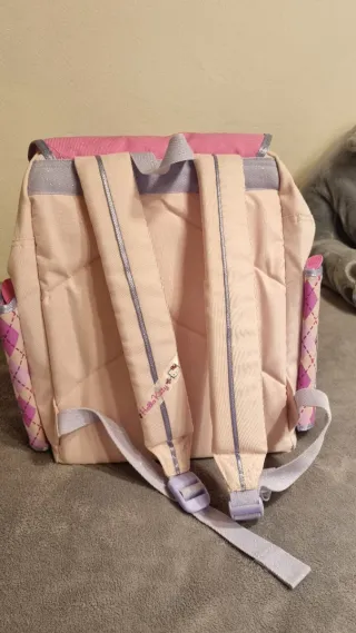 Mochila Escolar Hello Kitty Rosa