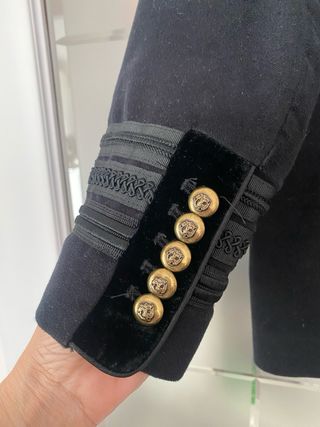 Chaqueta militar Zara negra