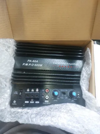 Amplificador Coche PA-60A 600W 12V