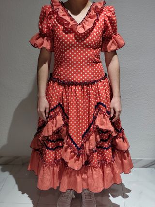 Bata rociera niña o mujer.  (+accesorios en venta)