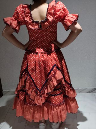 Bata rociera niña o mujer.  (+accesorios en venta)