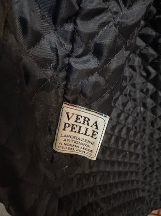 Giacca in vera pelle vintage