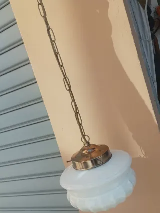 Lampada soffitto vetro opalino