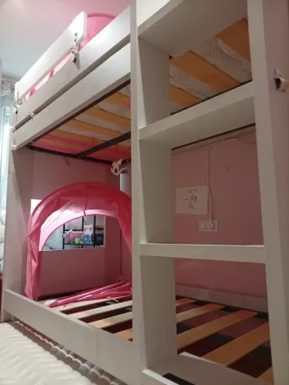 Litera infantil con cama nido