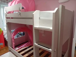 Litera infantil con cama nido