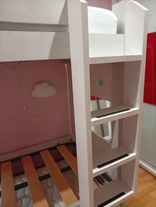 Litera infantil con cama nido