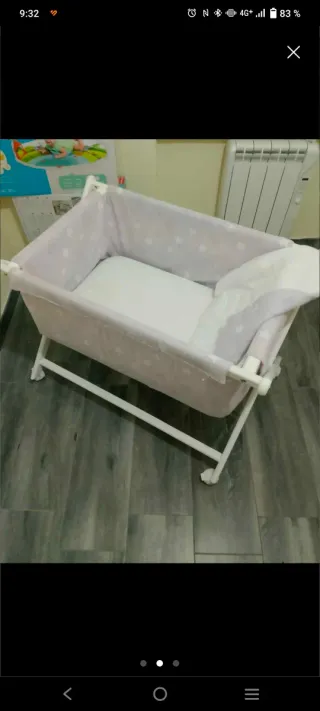 Minicuna tijera para bebé