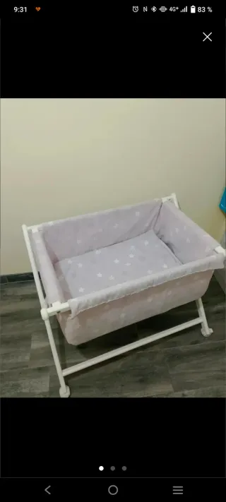 Minicuna tijera para bebé