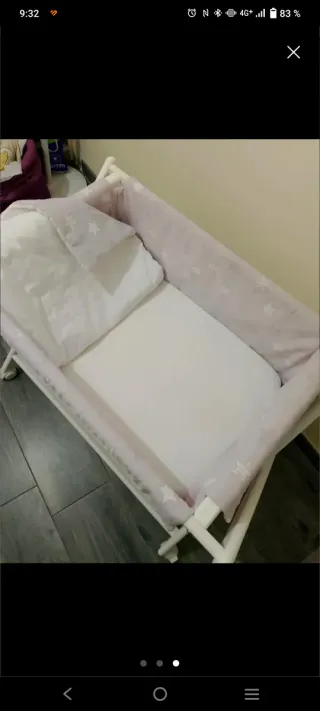 Minicuna tijera para bebé