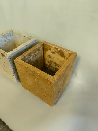 Jardinera en Travertino