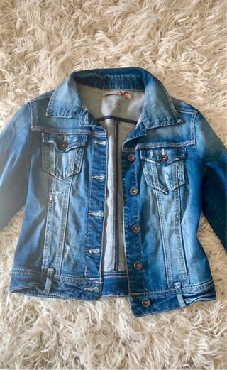 Cazadora vaquera azul Stradivarius