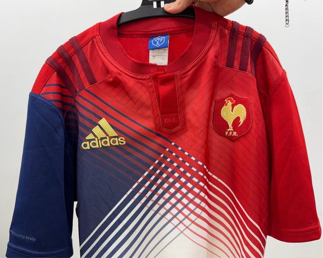 Camiseta Rugby Francia Adidas Talla L