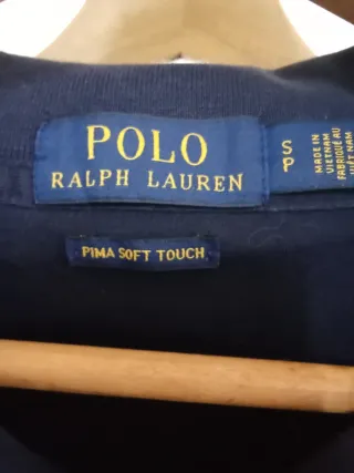 Polo Ralph Lauren Manga Larga Azul Hombre