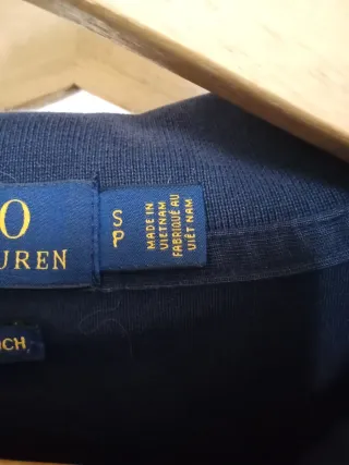Polo Ralph Lauren Manga Larga Azul Hombre