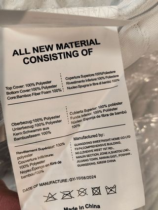 Novilla Topper Viscoelastico 140x190 5 cm Memory Foam