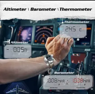 Reloj North Edge Doble Hora