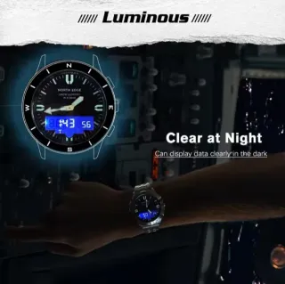 Reloj North Edge Doble Hora