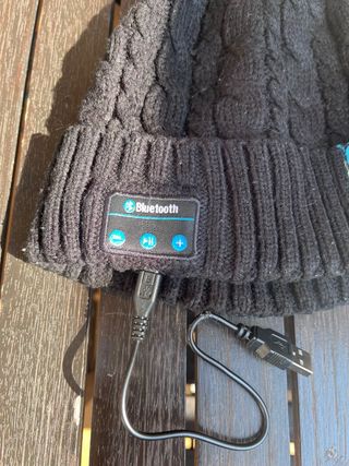 Gorro lana Bluetooth USB trabajo