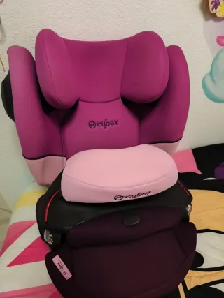 Silla coche Cybex rosa Grupo 1/2/3