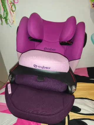 Silla coche Cybex rosa Grupo 1/2/3