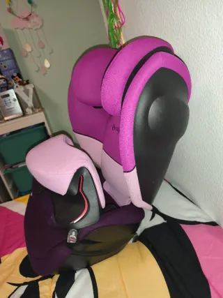 Silla coche Cybex rosa Grupo 1/2/3