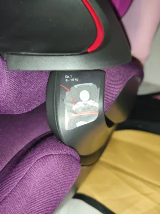 Silla coche Cybex rosa Grupo 1/2/3