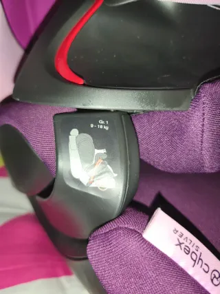 Silla coche Cybex rosa Grupo 1/2/3