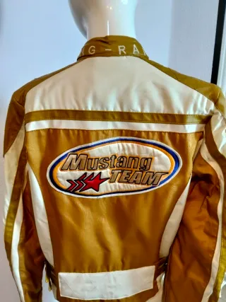 Chaqueta Bomber Y2K Estilo Motero Talla M