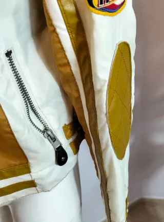 Chaqueta Bomber Y2K Estilo Motero Talla M