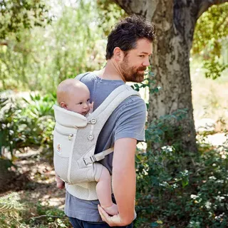 Ergobaby Mochila Portabebé Adapt - Malla SoftFlex™: Gris Perla