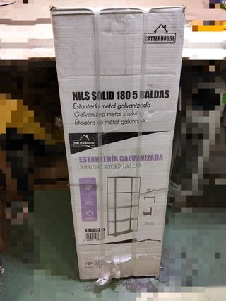 Estantería galvanizada 90x30x180 cm CatterHouse Nils Solid 180