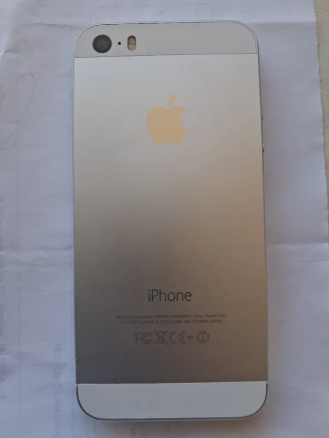 iPhone 5s Blanco/Dorado