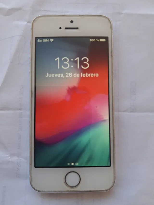 iPhone 5s Blanco/Dorado