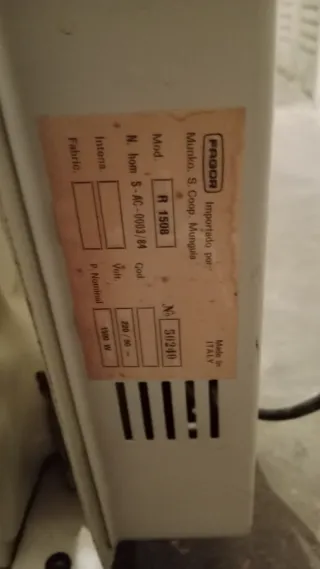 Radiador de aceite Fagor