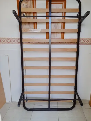 Somier Plegable 90x180cm Patas Metálicas