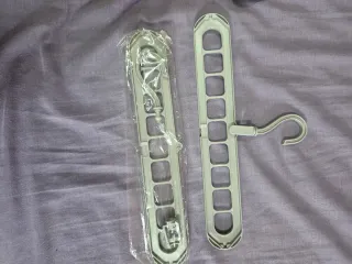 Perchas organizadoras de plástico