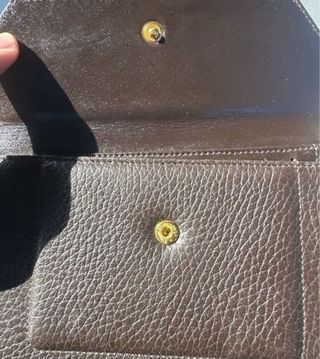 Cartera Dior Marrón Piel