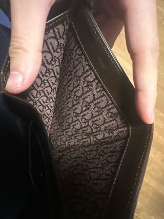 Cartera Dior Marrón Piel