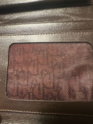 Cartera Dior Marrón Piel