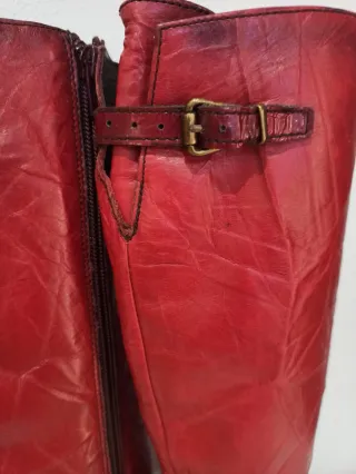 Botas Hispanitas rojas