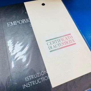 Reloj Emporio Armani AR-0115 Negro/Plata