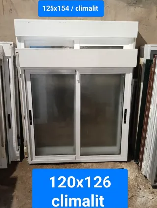 Ventana aluminio Climalit 125x154