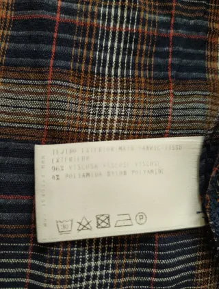 eseOese Americana Blazer de cuadros Talla S