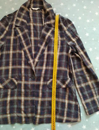 eseOese Americana Blazer de cuadros Talla S